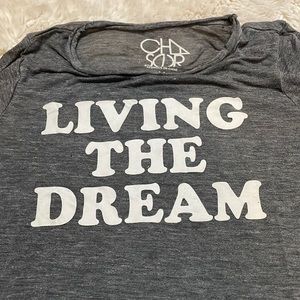 Chaser distressed tee